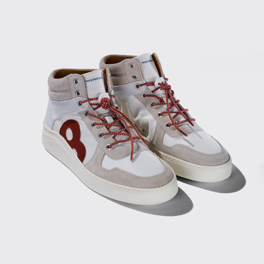 OAK ISLAND men's sneakers - rust